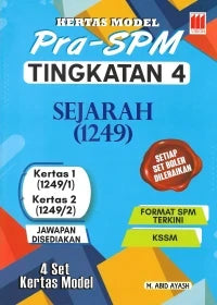 Kertas Model Pra-SPM Edisi Baharu Bahasa Sejarah Tingkatan 4