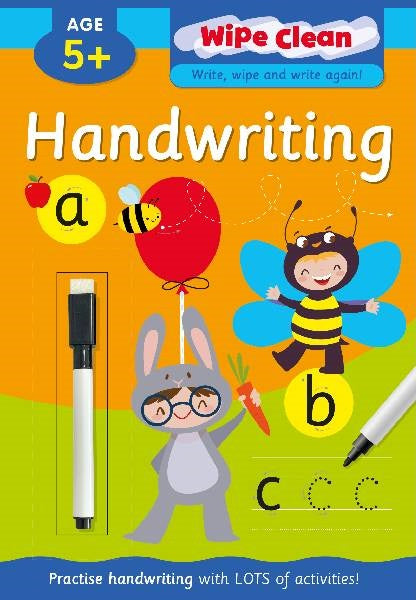 CZD1125_10 Wipe Clean Book Handwriting